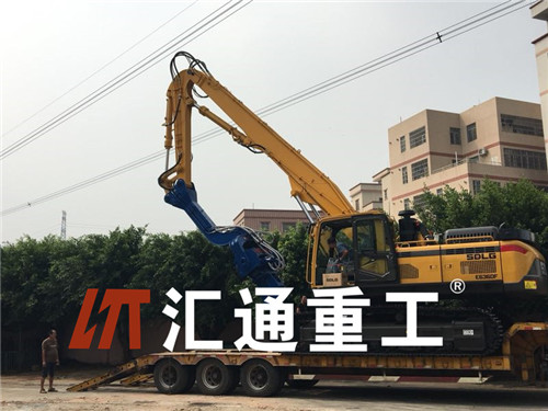 挖掘机打桩臂、打桩臂、打桩锤、挖掘机打桩臂厂家