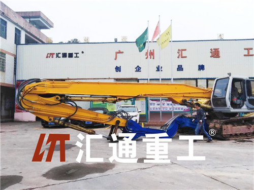 挖掘机打桩臂、打桩臂、打桩锤、挖掘机打桩臂厂家