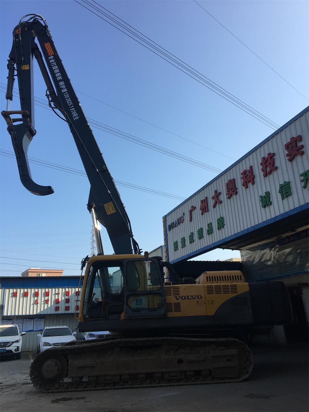 挖掘机打桩臂、打桩臂、打桩锤、挖掘机打桩臂厂家